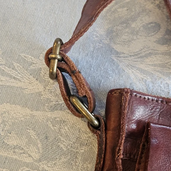 ASHWOOD HERITAGE Crossbody Bag Red Leather Woven England UK Purse Handbag Boho - Picture 13 of 16